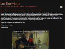 Tablet Screenshot of ianentwistle.co.uk